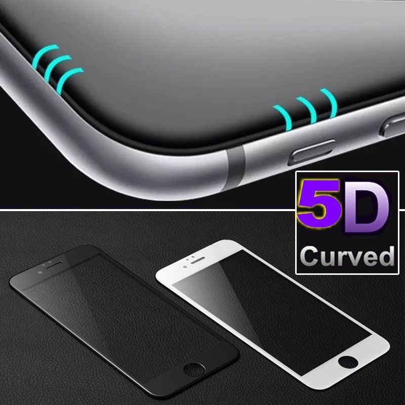 Miếng Dán Kính Cường Lực Full 5D iPhone 7 Hiệu Glass 9H có khả năng chống dầu, hạn chế bám vân tay cảm giác lướt cũng nhẹ nhàng hơn, khả năng chịu lực tốt